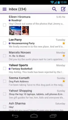 Yahoo Mail скриншот 15