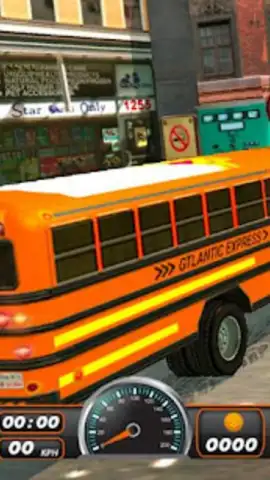 School Bus Driving Games 3D скриншот 3