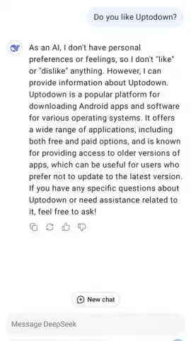 DeepSeek скриншот 4
