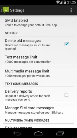 SMS Messaging (AOSP) скриншот 2
