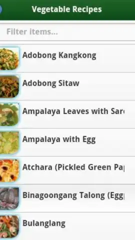 Pinoy Food Recipes скриншот 3