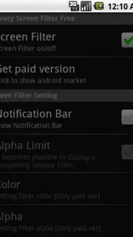 Privacy Screen Filter Free скриншот 2