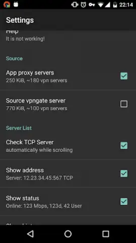 VPN Servers скриншот 6