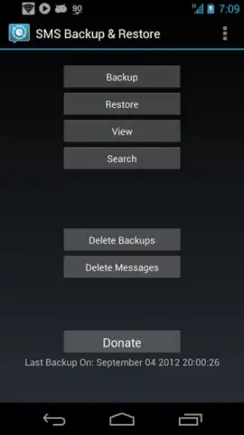 SMS Backup and Restore скриншот 4
