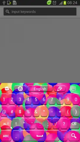 Balloons Keyboard скриншот 6