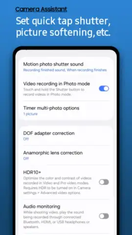 Camera Assistant скриншот 3