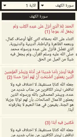 القرآن الكريم كامل مع التفسير‎ скриншот 6