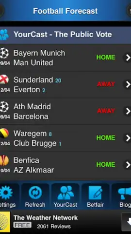 Football Forecast скриншот 6