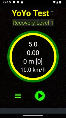 Yo-Yo Test скриншот 7