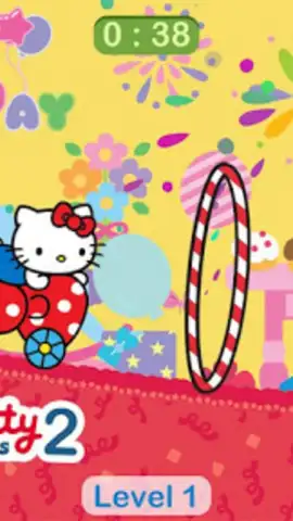 Hello Kitty games - car game скриншот 8