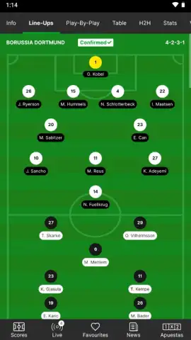 Betway Scores скриншот 2