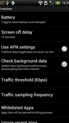 Deep Sleep Battery Saver скриншот 1