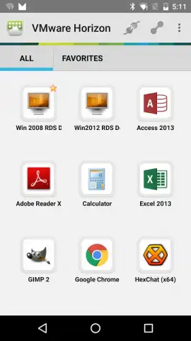 VMware Horizon Client скриншот 7