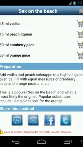 SOS Cocktail скриншот 5