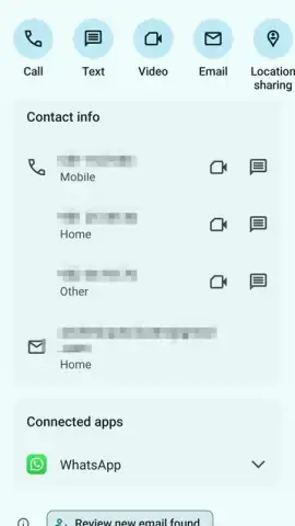 Google Contacts скриншот 2