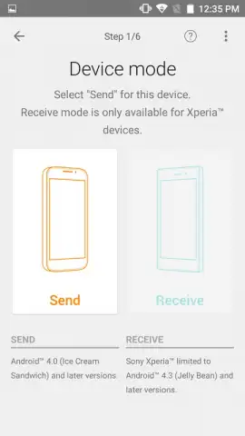 Xperia Transfer Mobile скриншот 3