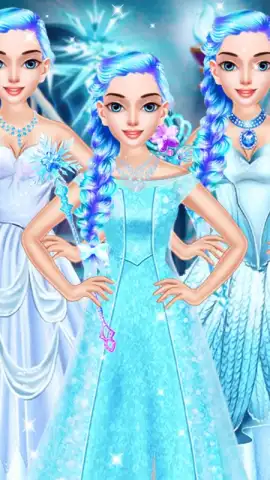 Ice Queen Makeup Dress Up скриншот 4