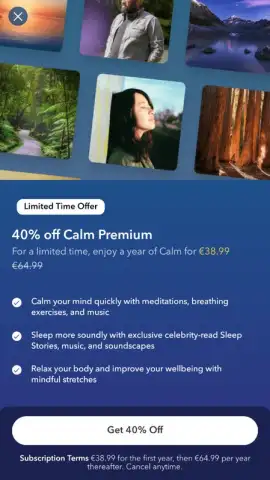 Calm - Sleep, Meditate, Relax скриншот 20