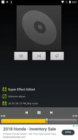 Default Music Player скриншот 5