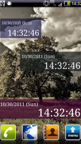 Seconds Clock Widget скриншот 4