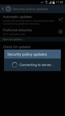 Samsung Security Policy Update скриншот 3