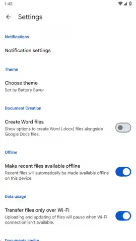 Google Docs скриншот 9