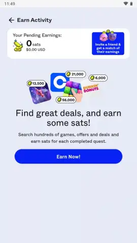 ZBD: Earn Bitcoin Rewards скриншот 8