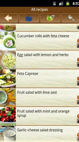 Salad recipes скриншот 3