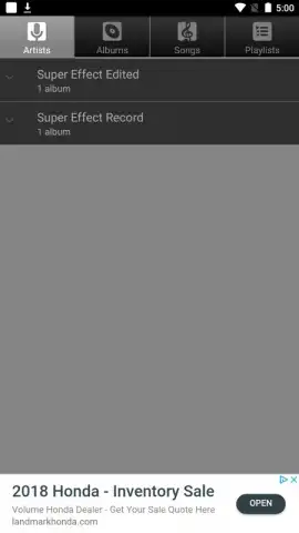 Default Music Player скриншот 1