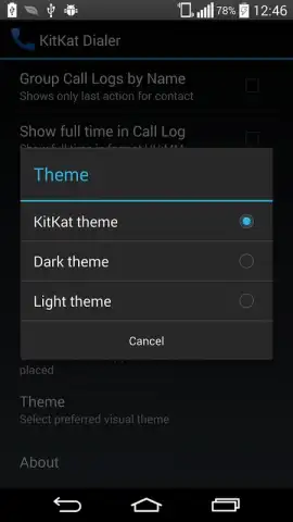 KitKat Dialer скриншот 2