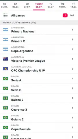 FlashScore скриншот 12