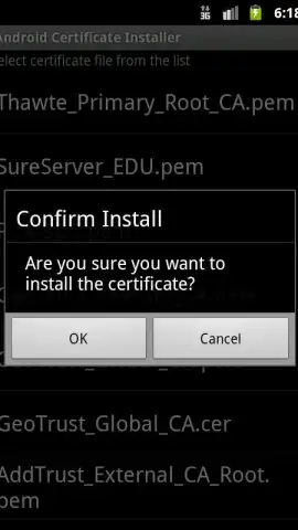 Android Certificate Installer скриншот 3
