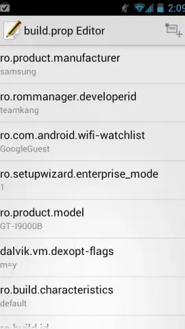build.prop Editor скриншот 2