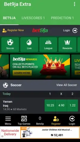Bet9ja Extra with predictions and Livescores скриншот 3