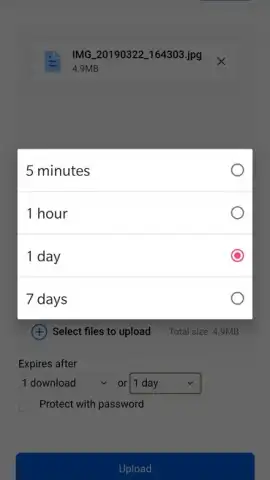 Firefox Send скриншот 4