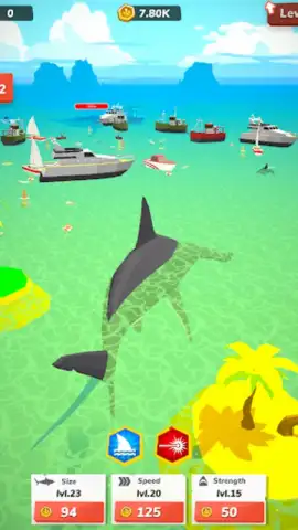 Idle Shark World - Tycoon Game скриншот 4