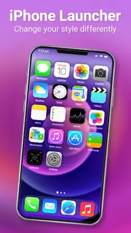 Phone 13 Launcher OS 15 скриншот 4