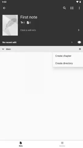 Writer Lite скриншот 2