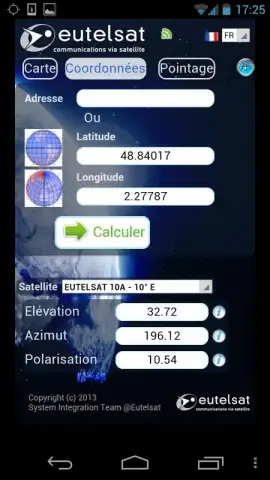 Eutelsat satellite finder скриншот 3