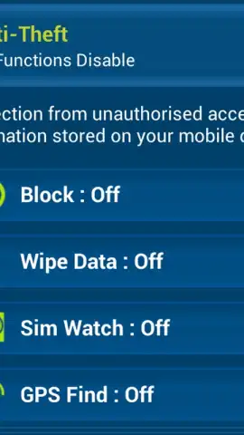 eScan Mobile Security скриншот 3