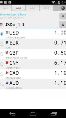 Daily Currency Rates скриншот 7