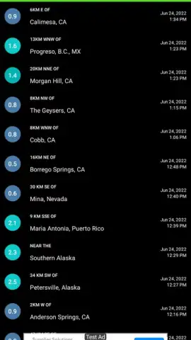 EarthQuake Tracker скриншот 4