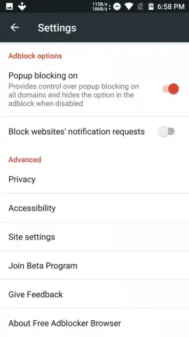 Free Adblocker Browser скриншот 6