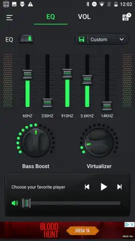 Equalizer & Bass Booster скриншот 3