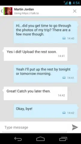 Talk.to - Chat for GTalk & FB скриншот 3