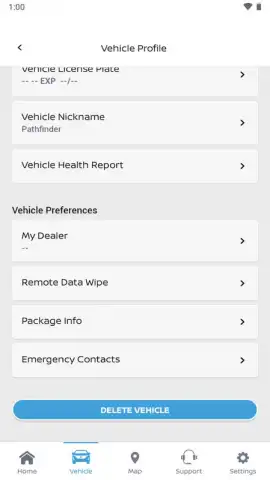 MyNISSAN скриншот 2