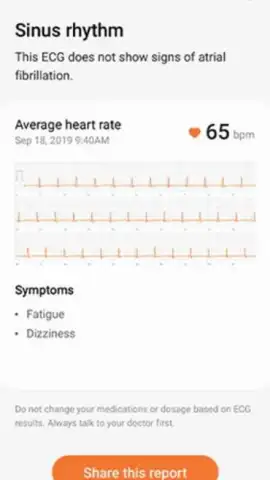 Samsung Health Monitor скриншот 2