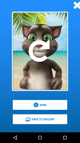 Talking Tom for Messenger скриншот 4