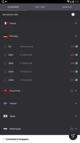 ProtonVPN скриншот 5