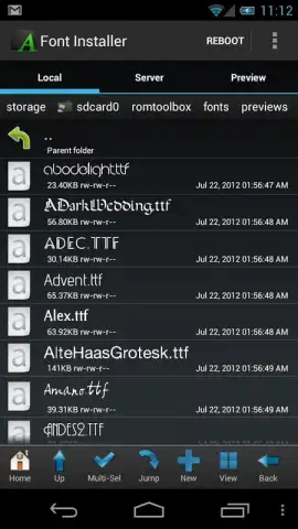 Font Installer скриншот 3